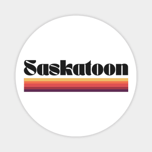 Saskatoon Spectralist Retro Art YXE Magnet